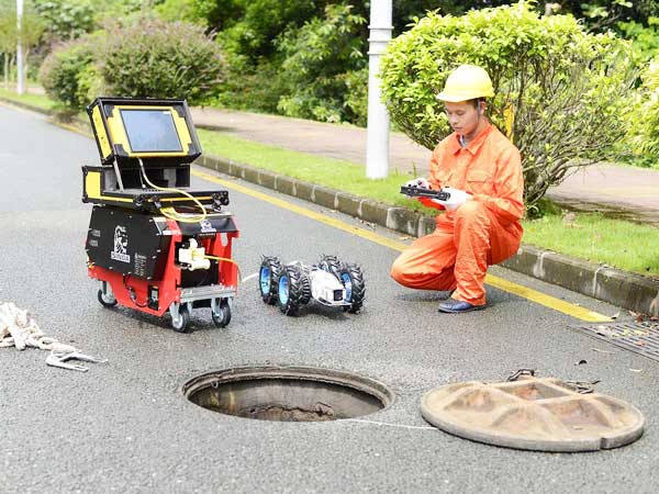 哈巴河管道机器人检测